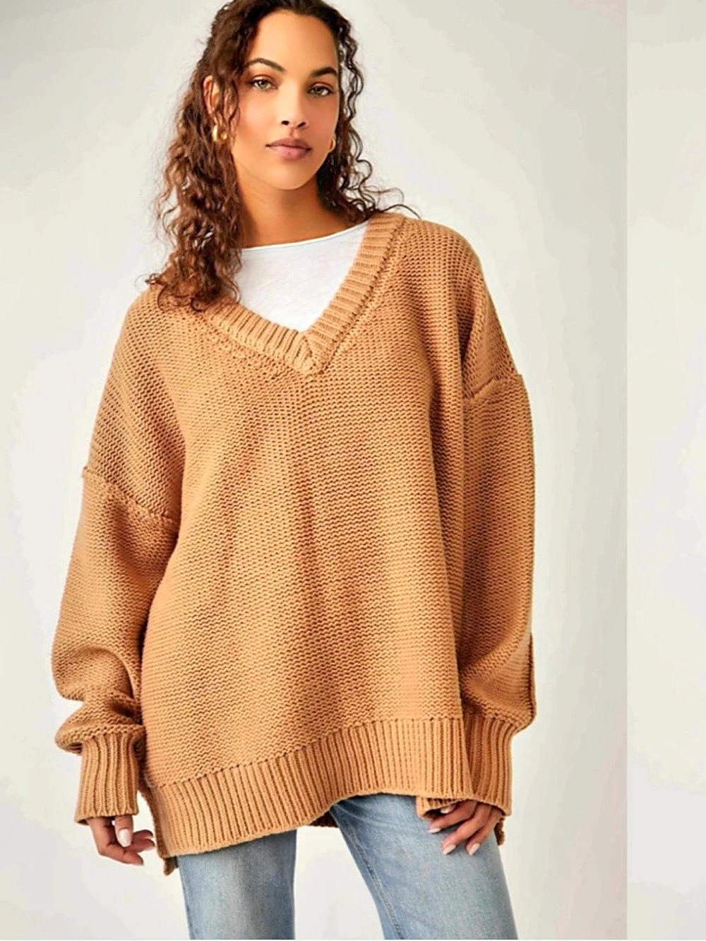 Free People Oversized Chunky Sweater